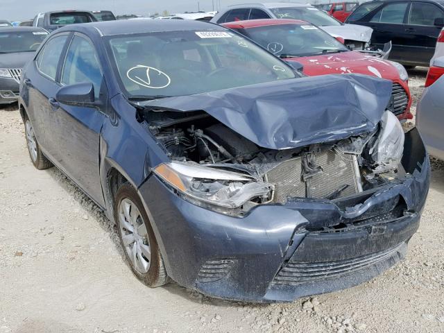 5YFBURHE6GP552409 - 2016 TOYOTA COROLLA L GRAY photo 1