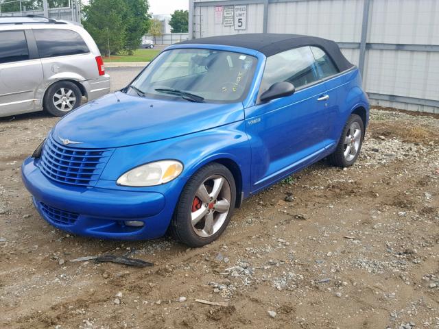 3C3EY55E25T306941 - 2005 CHRYSLER PT CRUISER BLUE photo 2