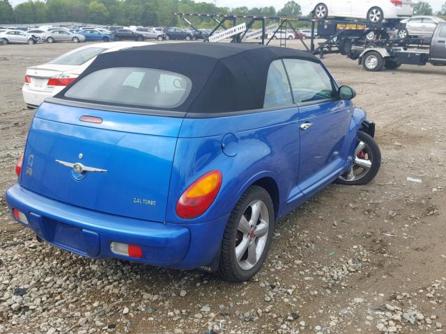 3C3EY55E25T306941 - 2005 CHRYSLER PT CRUISER BLUE photo 4