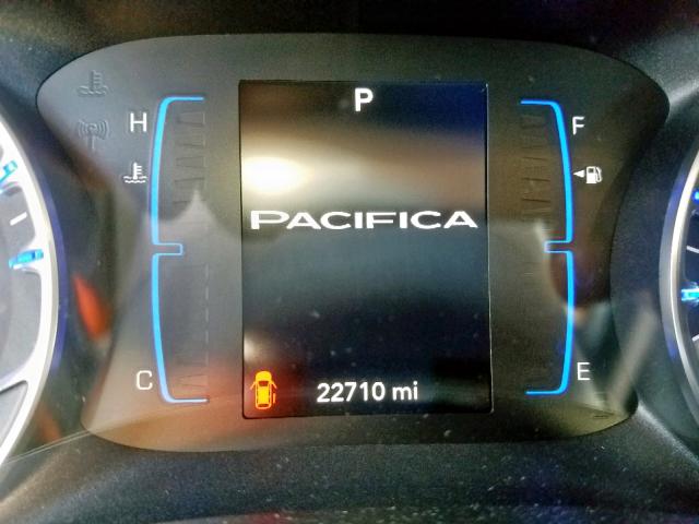 2C4RC1BG1KR560908 - 2019 CHRYSLER PACIFICA T BLACK photo 8