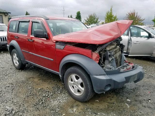 1D8GU28K08W189814 - 2008 DODGE NITRO SXT RED photo 1