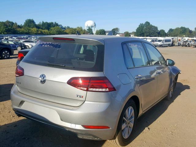 3VWG17AU9JM274699 - 2018 VOLKSWAGEN GOLF S GRAY photo 4