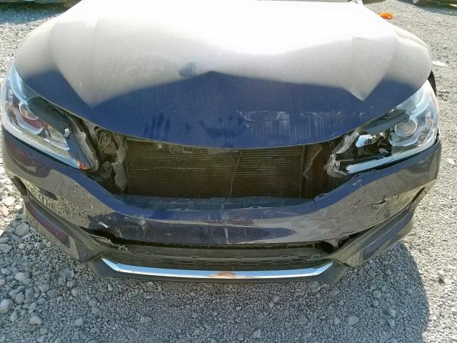 1HGCR3F82GA002503 - 2016 HONDA ACCORD EXL BLUE photo 9