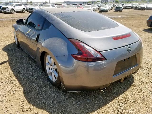 JN1AZ4EH5GM937481 - 2016 NISSAN 370Z BASE SILVER photo 3