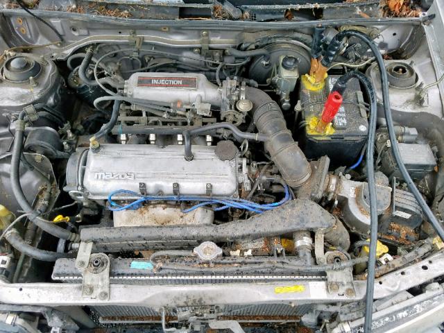 JM1BG2323M0210515 - 1991 MAZDA 323 BASE GRAY photo 7