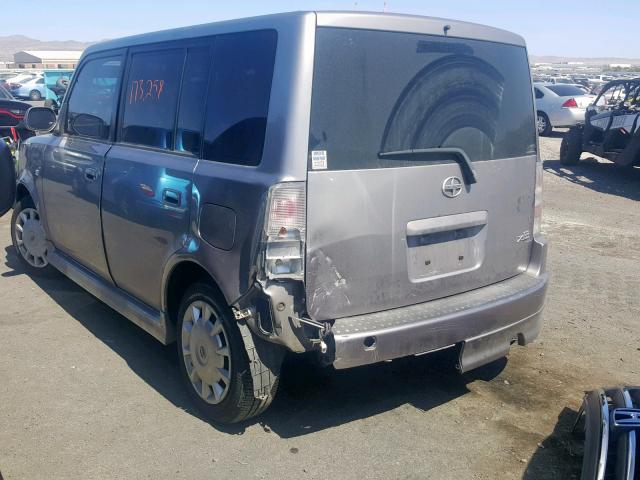 JTLKT334864054751 - 2006 TOYOTA SCION XB ნაცრისფერი ფოტო 3