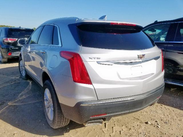 1GYKNARS4KZ199793 - 2019 CADILLAC XT5 SILVER photo 3