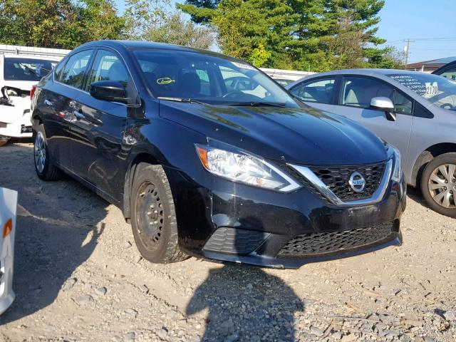 3N1AB7AP8GL636507 - 2016 NISSAN SENTRA S BLACK photo 1