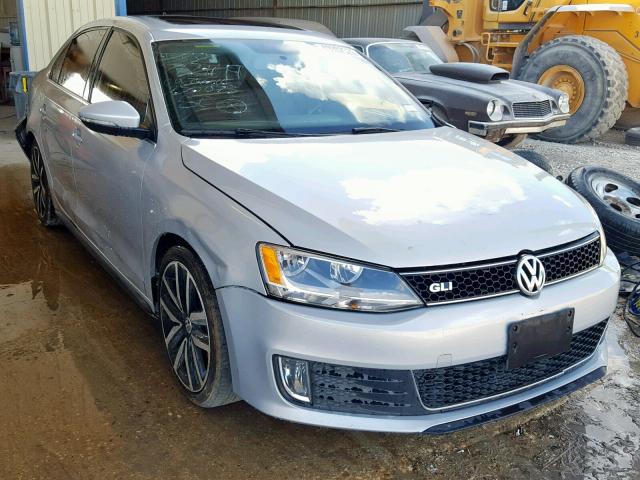 3VW567AJ1DM250075 - 2013 VOLKSWAGEN JETTA GLI SILVER photo 1