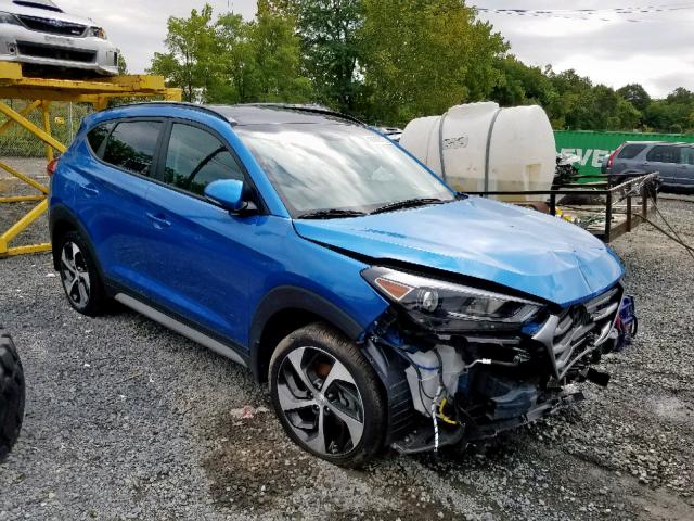 KM8J3CA24HU555482 - 2017 HYUNDAI TUCSON LIM BLUE photo 1