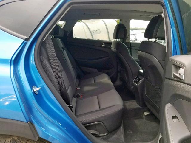 KM8J3CA24HU555482 - 2017 HYUNDAI TUCSON LIM BLUE photo 6