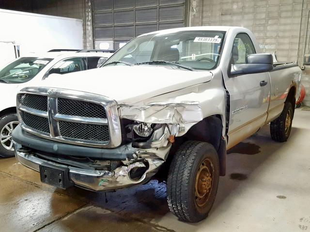 3D7KU26D84G127864 - 2004 DODGE RAM 2500 S Արծաթագույն լուսանկար 2