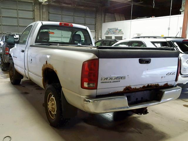 3D7KU26D84G127864 - 2004 DODGE RAM 2500 S Արծաթագույն լուսանկար 3