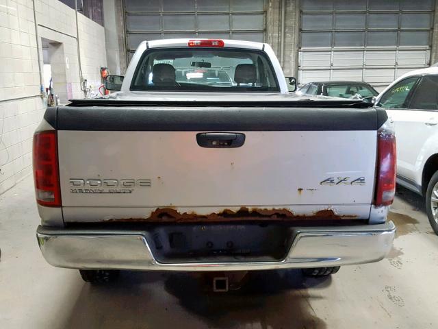 3D7KU26D84G127864 - 2004 DODGE RAM 2500 S Արծաթագույն լուսանկար 6