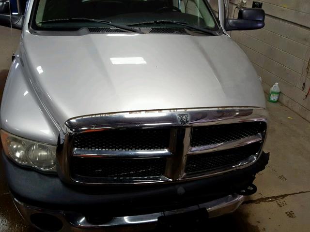 3D7KU26D84G127864 - 2004 DODGE RAM 2500 S Արծաթագույն լուսանկար 7