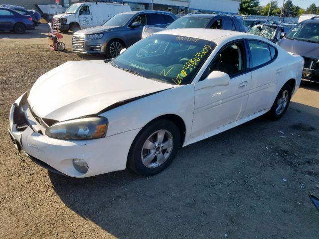 2G2WP522151231202 - 2005 PONTIAC GRAND PRIX WHITE photo 2