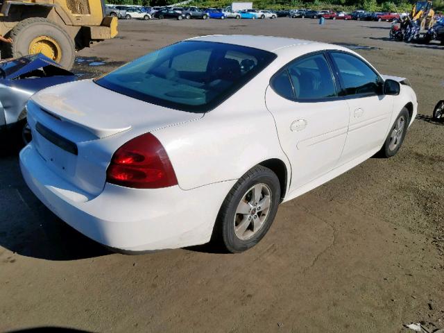 2G2WP522151231202 - 2005 PONTIAC GRAND PRIX WHITE photo 4