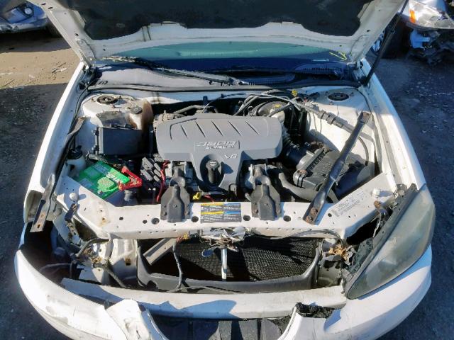 2G2WP522151231202 - 2005 PONTIAC GRAND PRIX WHITE photo 7