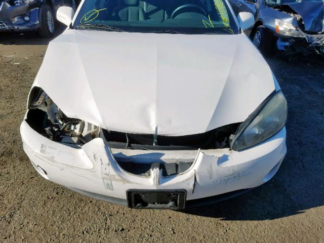 2G2WP522151231202 - 2005 PONTIAC GRAND PRIX WHITE photo 9
