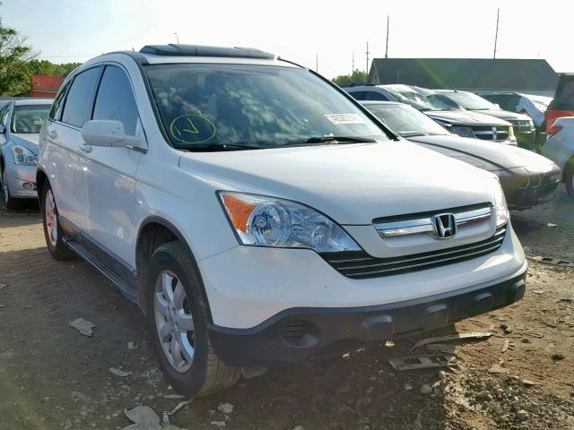 JHLRE48727C058379 - 2007 HONDA CR-V EXL WHITE photo 1