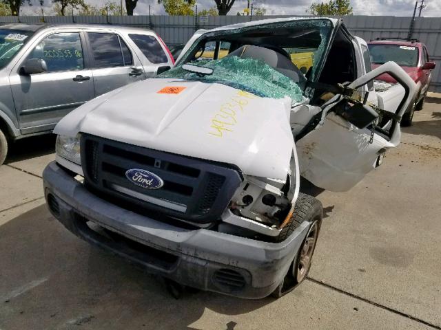 1FTKR1ED2APA62315 - 2010 FORD RANGER SUP WHITE photo 2