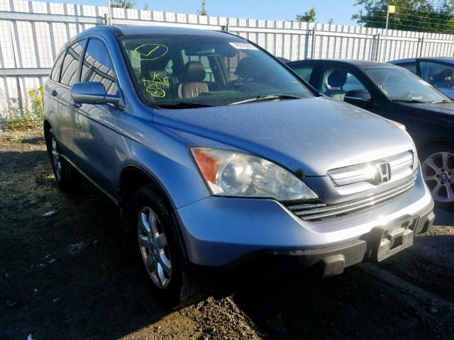 5J6RE48798L806781 - 2008 HONDA CR-V EXL BLUE photo 1