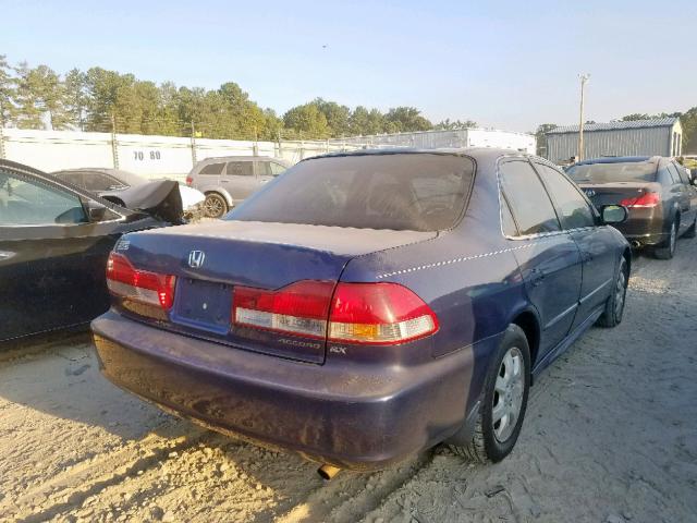 1HGCG56622A089117 - 2002 HONDA ACCORD EX BLUE photo 4