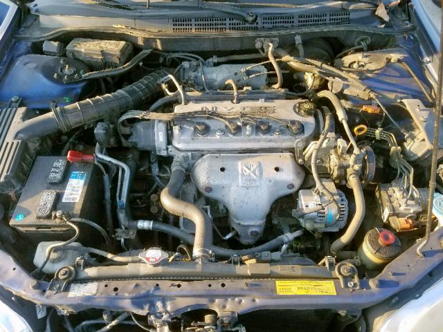 1HGCG56622A089117 - 2002 HONDA ACCORD EX BLUE photo 7