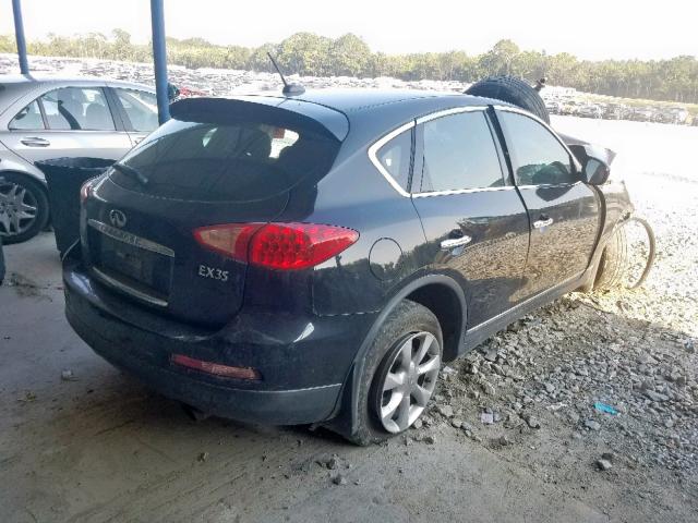 JNKAJ09E38M301946 - 2008 INFINITI EX35 BASE BLACK photo 4