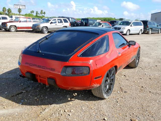 9289201156 - 1979 PORSCHE 928 RED photo 4