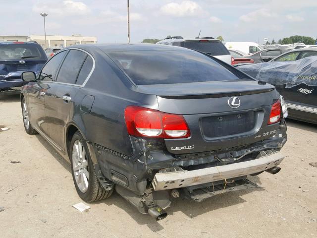 JTHCH96S160005606 - 2006 LEXUS GS 300 GRAY photo 3