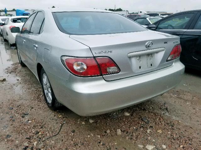 JTHBA30G440002195 - 2004 LEXUS ES 330 SILVER photo 4