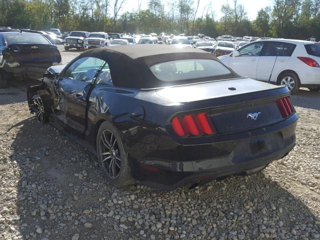 1FATP8UH1H5282578 - 2017 FORD MUSTANG BLACK photo 3