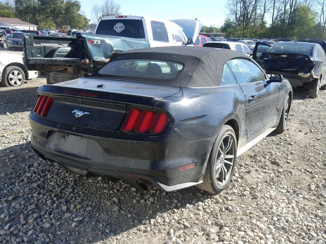 1FATP8UH1H5282578 - 2017 FORD MUSTANG BLACK photo 4
