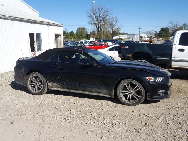 1FATP8UH1H5282578 - 2017 FORD MUSTANG BLACK photo 9