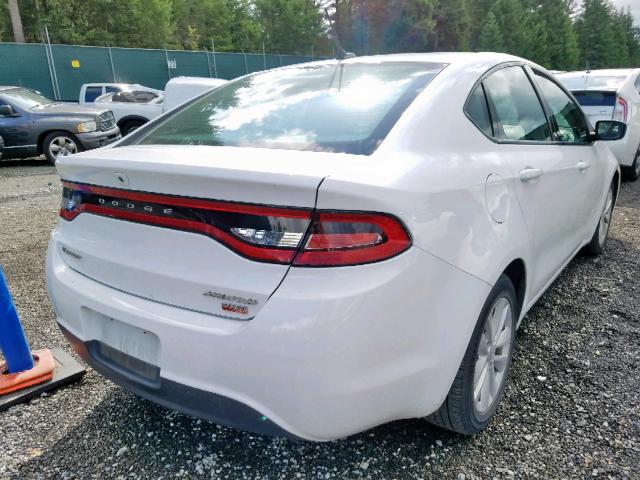 1C3CDFDH0ED724439 - 2014 DODGE DART SE AE WHITE photo 4