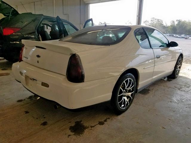 2G1WW12E849311283 - 2004 CHEVROLET MONTE CARL თეთრი ფოტო 4