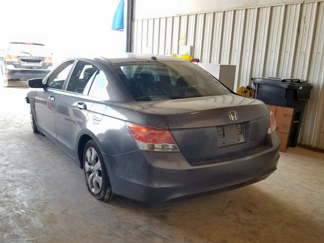 1HGCP26839A024674 - 2009 HONDA ACCORD EXL GRAY photo 3