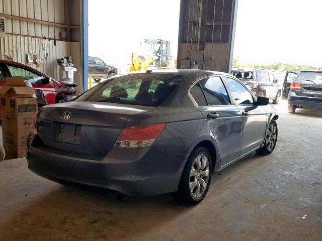 1HGCP26839A024674 - 2009 HONDA ACCORD EXL GRAY photo 4