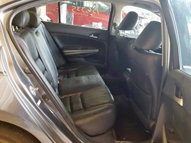 1HGCP26839A024674 - 2009 HONDA ACCORD EXL GRAY photo 6