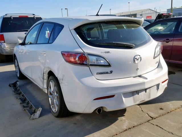 JM1BL1L6XC1512840 - 2012 MAZDA 3 S WHITE photo 3