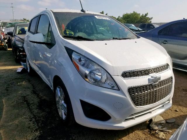 KL8CB6S94EC589204 - 2014 CHEVROLET SPARK LS WHITE photo 1