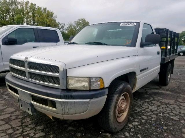 3B6KC26Z31M267315 - 2001 DODGE RAM 2500 WHITE photo 2