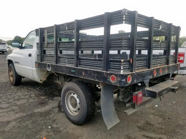 3B6KC26Z31M267315 - 2001 DODGE RAM 2500 WHITE photo 3