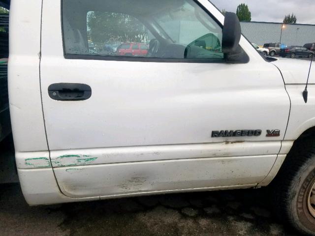 3B6KC26Z31M267315 - 2001 DODGE RAM 2500 WHITE photo 9