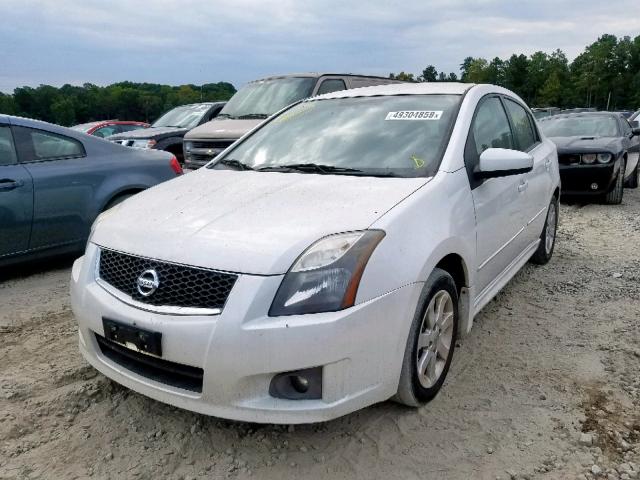 3N1AB6AP7CL735212 - 2012 NISSAN SENTRA 2.0 WHITE photo 2