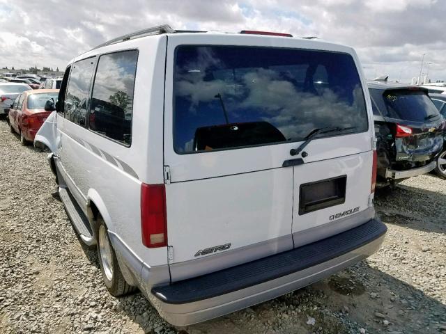 1GNDM19W6YB143545 - 2000 CHEVROLET ASTRO WHITE photo 3