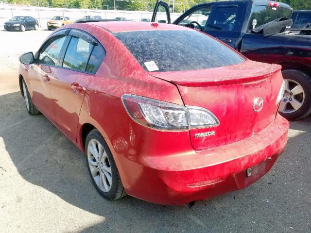 JM1BL1S56A1231396 - 2010 MAZDA 3 S RED photo 3