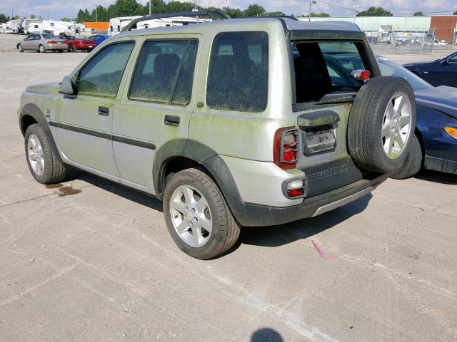 SALNE22254A295235 - 2004 LAND ROVER FREELANDER SILVER photo 3