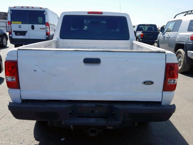 1FTKR1ED7BPA98776 - 2011 FORD RANGER SUP WHITE photo 6